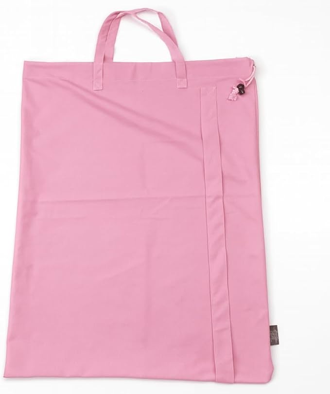 LFH Home Large Premium Cotton Canvas Laundry Bag with Drawstring and Handles Heavy Duty, Multi-Use, Washable for Home, Travel, College or Storage 28x40 (Pack of 2)-Pink