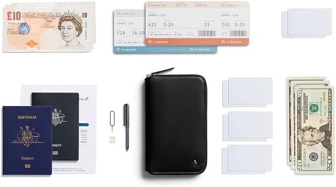 Bellroy Travel Folio – Second Edition - Black | Second Edition