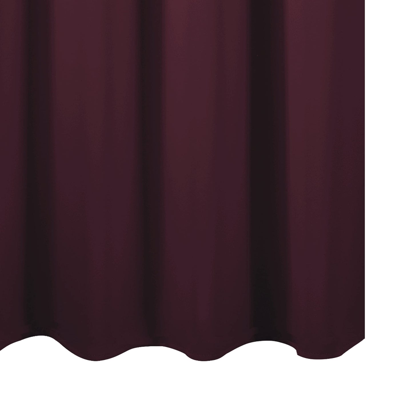 LEMOMO 100% Blackout Curtains 52 x 63 Inch/Burgundy Red Curtains 2 Panels with Black Lining Room Darkening Thermal Insulated Bedroom Curtains