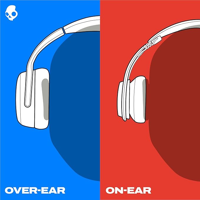 Skullcandy Crusher ANC 2 Wireless Over-Ear Bluetooth Headphones with Multi-Sensory Bass, Active Noise Cancelling, Up to 60 Hours Battery, Microphone for iPhone Android - Drab