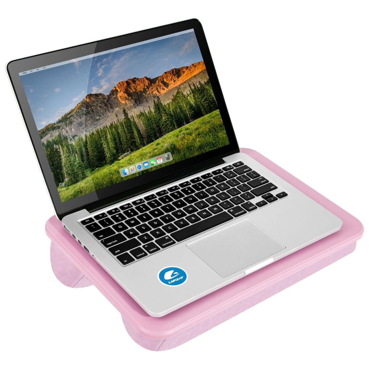 LAPGEAR Compact Lap Desk – Fits Up to 14″ Laptops – Rose Quartz – Style No. 43104