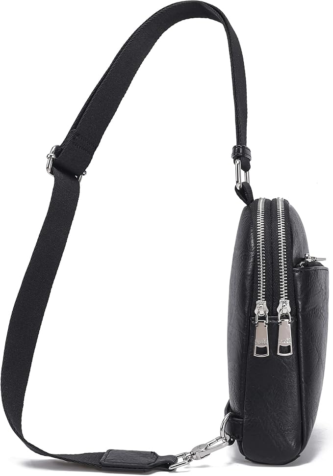 INICAT RFID Blocking Sling Bag Anti Theft Crossbody Bags Women Valentine's Day Gifts Travel Purses Vegan Leather
