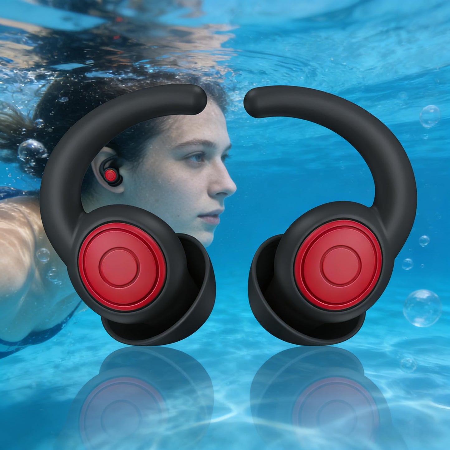 WUTAN Ear Plugs for Sleeping, 33dB Noise Cancelling Silicone Reusable