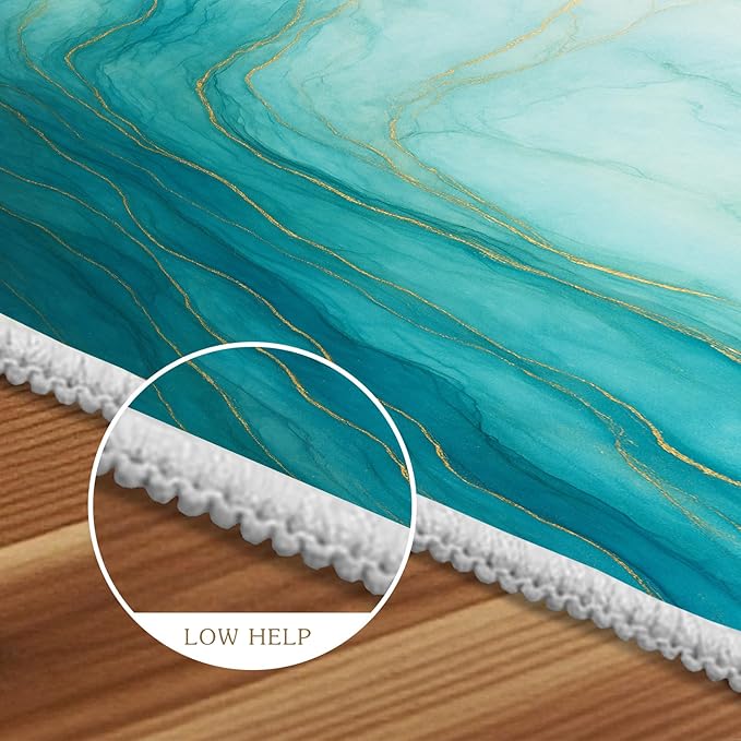 Luxury Marble Rug - 5x8 Area Rug, Abstract Marble Rugs, Abstract Modern Outdoor Rugs, Washable & Non Slip Carpet Home Decor