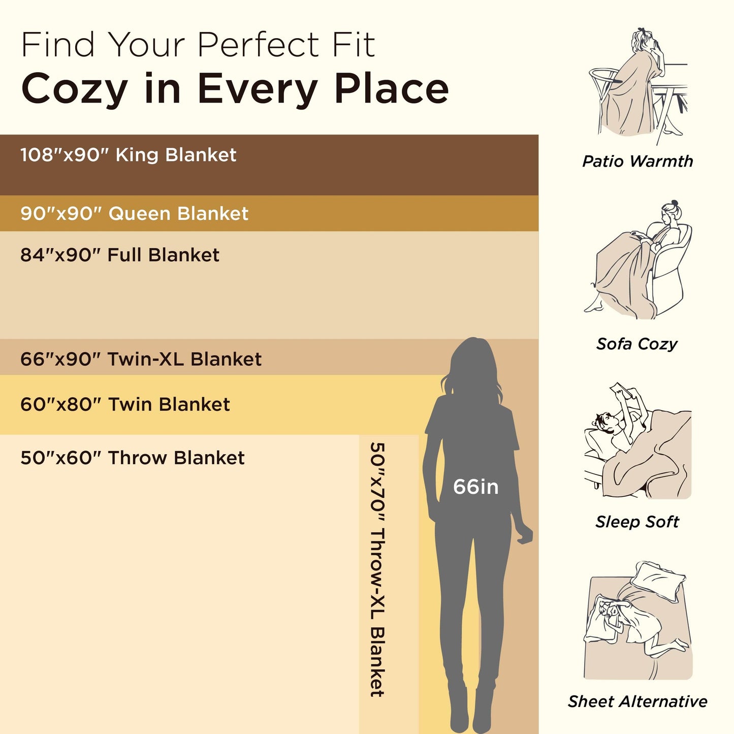 Bedsure Blankets Queen Size for Bed - 350GSM Super GentleSoft Fuzzy Fluffy Cozy Blankets for Women, Cute Large Plush Fleece Throws for Girls, White,90x90 Inches, Wider Striped Design