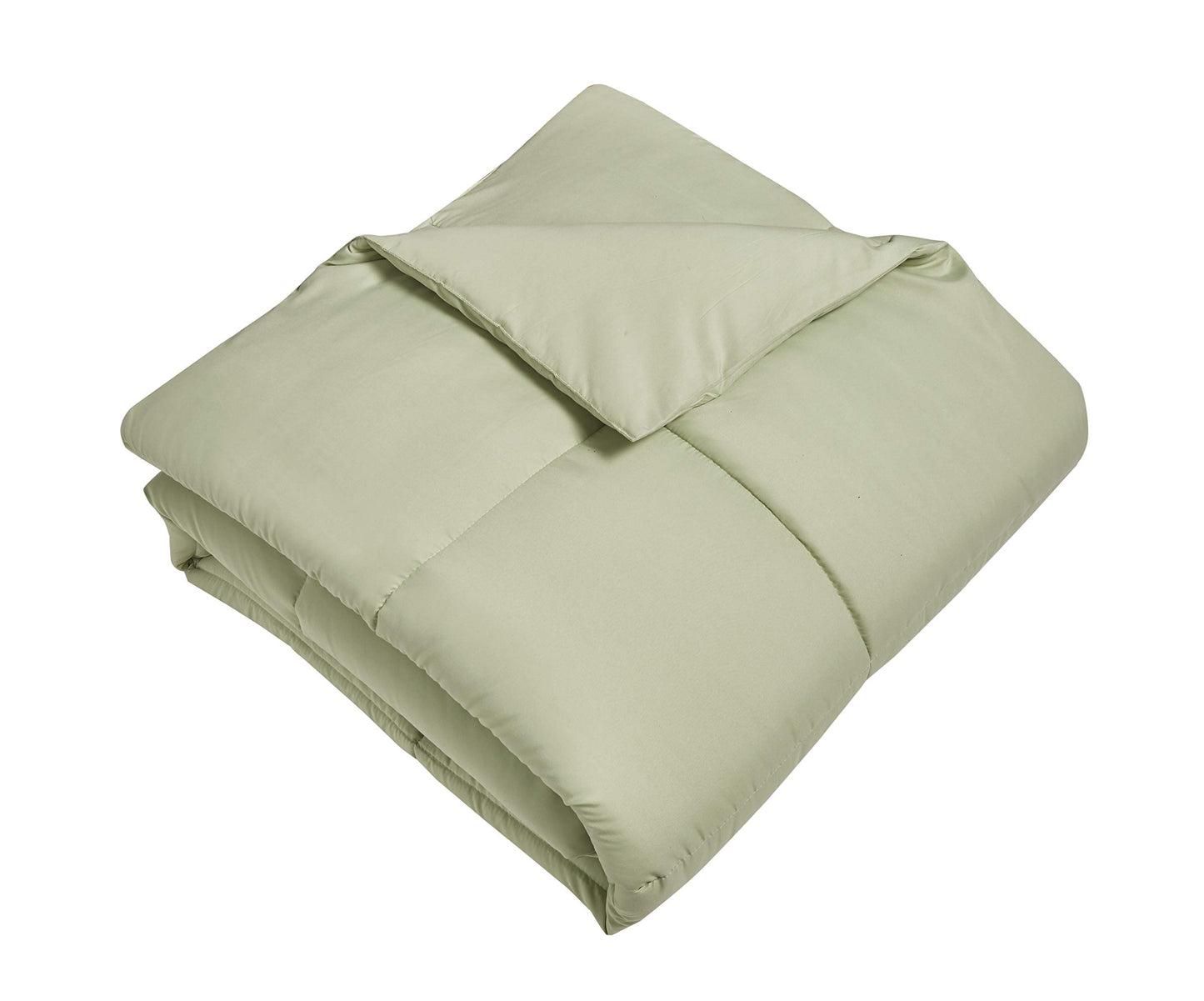 Blue Ridge Home Fashions Microfiber Duvet Insert Comforter Bed Set, King, Sage