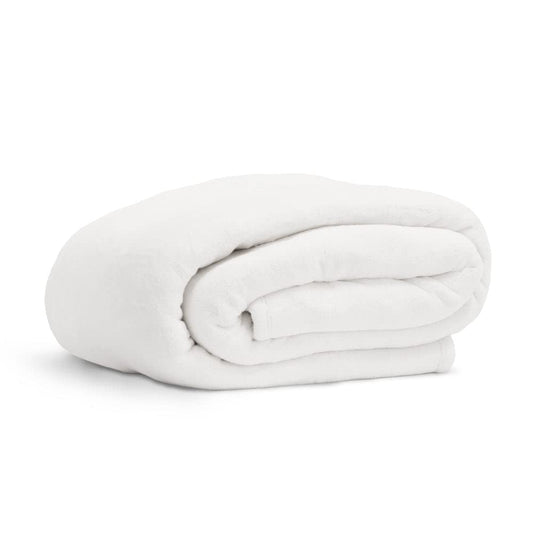 Jennifer Adams Ultra-Plush Blanket Queen/Full, Soft and Lightweight Cloud Bed Blankets (White)