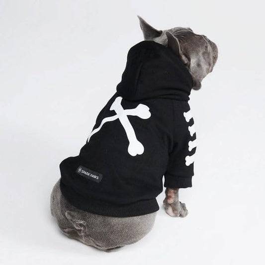 Spark Paws Dog Hoodie – Premium Dog Sweater for Small, Medium, and Large Dogs | Warm Outfits for French Bulldogs, Pitbull, Puppy, Winter Jacket Alternative - Woof - XL