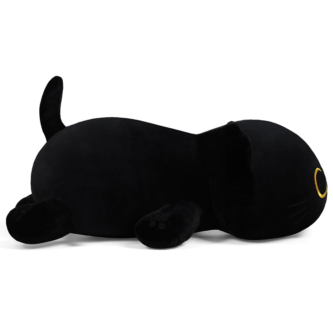 MIAOHAHA 11.8in Plush Cat Toy Plush Pillow Stuffed Animal Cat Toy Cute Plushies Kids Plush Toy Pillow(Black Cat,30cm/11.8in)
