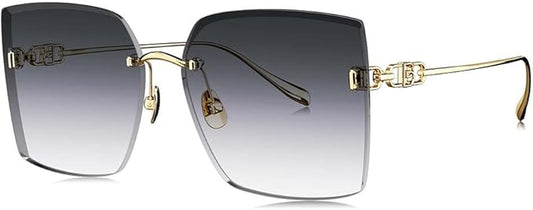 BOLON Women Trendy Elegant Oversized Square Sunglasses, Exclusive Eyewear Brand of EssilorLuxottica