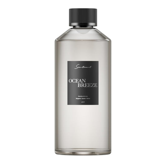 Scentiment Ocean Breeze Diffuser Oil - Premium Hotel Scent with Notes of Bergamot, Lemon, Jasmine with Marine & Amber Home Scent, Hotel Fragrance Oil Diffuser Refill - 16.91 fl oz (500 mL)