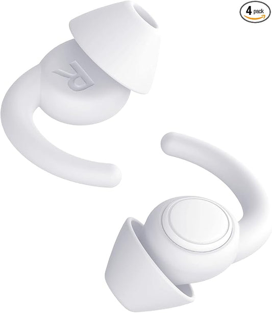 Afflatus Kids Ear Plugs for Sleeping and Small Ear Canls, Age 10-17, Comfort Earplugs for Small Ears, Sleep, Noise Reduction, Concerts, Reusable, Washable (Size S, Pairs*2)
