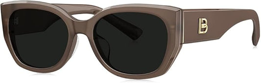 BOLON Women Trendy Cat Eye Polarized Sunglasses, Exclusive Eyewear Brand of EssilorLuxottica