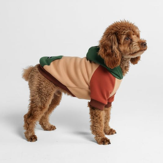 Spark Paws Dog Hoodie – Premium Dog Sweater for Small, Medium, and Large Dogs | Warm Outfits for French Bulldogs, Pitbull, Puppy, Winter Jacket Alternative - Ranger - S