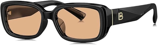 BOLON Men Women Retro 90’s Vintage Y2K Trendy Rectangle Polarized Sunglasses, Exclusive Eyewear Brand of EssilorLuxottica