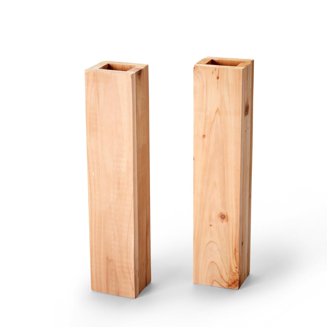 EARTH ELEVATED - Cedar Wall Planter - 100% Canadian Wood, Perfect for Faux Plants & Flowers