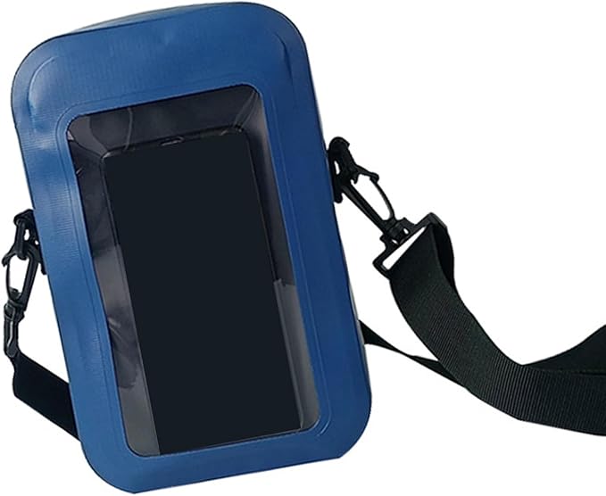 HUJIUTUO Waterproof Phone Pouches for Outdoor Activities Touch Screens Phones Dry Bag with Adjustable Strap for Most Smartphones