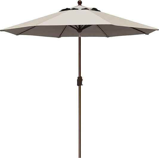 EliteShade USA 10-Year-Non-Fading 9Ft Market Umbrella Patio Umbrella Outdoor Table Umbrella with Ventilation, Antique Beige