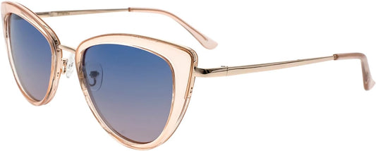 FAA'N Retro Big Frame Cat Eye Polarized Sunglasses Women with Spring Hinge