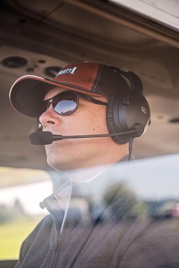LIGHTSPEED Zulu 4 ANR Aviation Headset - with Dual Bluetooth and FrameFit™ Ear Seals (Heli U-174)