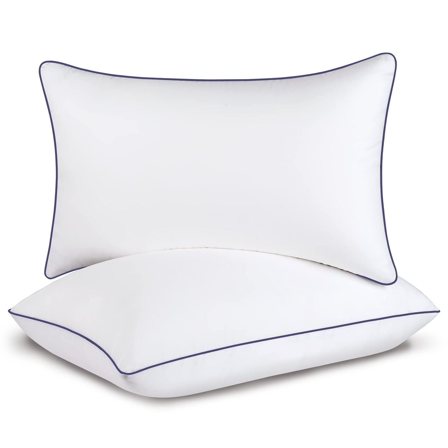 Opposy Bed Pillows for Sleeping Queen Size Set of 2- Cooling Pillows, Luxury Hotel Quality (Queen，White Pack of 2