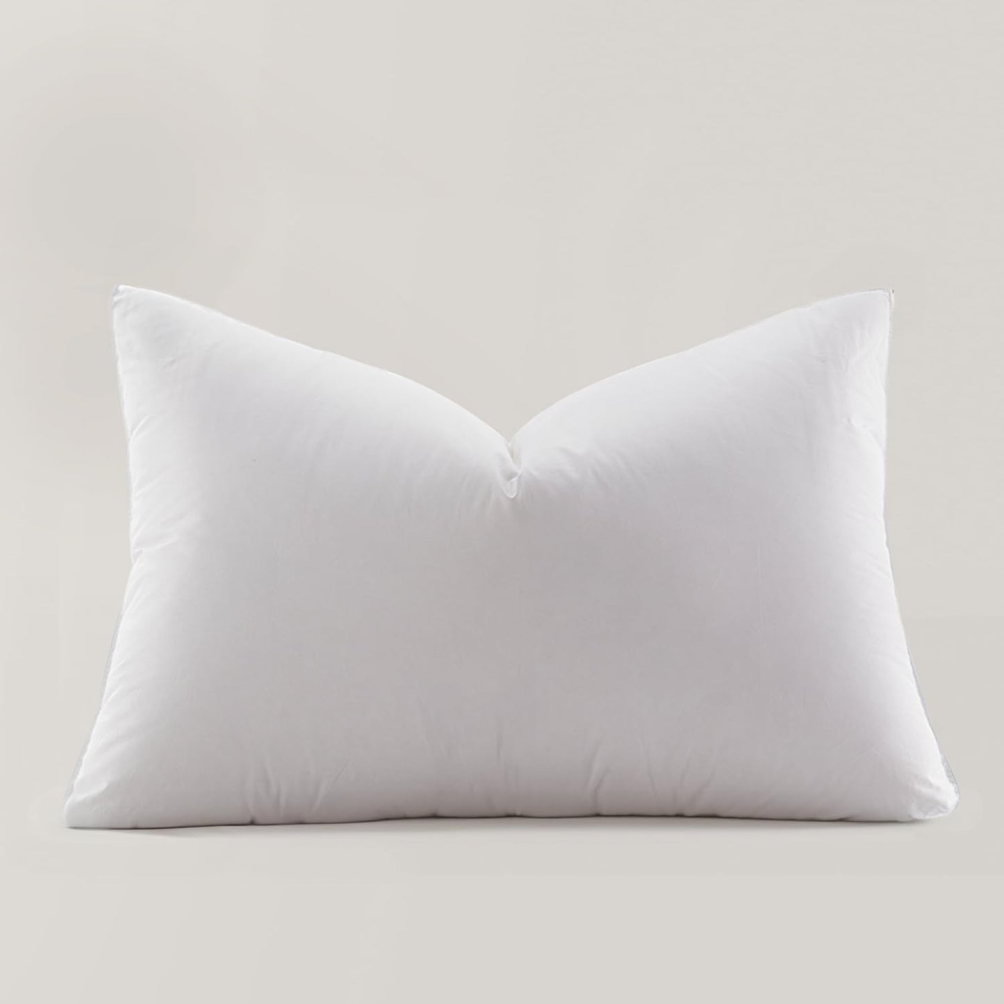Globon Ultra Soft Down Pillow Standard Size, Premium Down Filled Bed Pillow for Sleeping, 100% Cotton Shell 500 Thread Count 700 Fill Power, Soft Hotel Collection Down Feather Pillow 20" x 26" 1 Pack