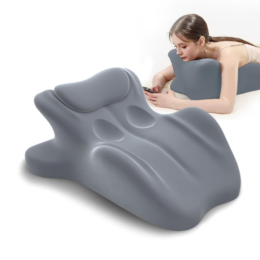 HOMEPAC Memory Foam Wedge Pillow, 27 Degree Ergonomic Support, Grey