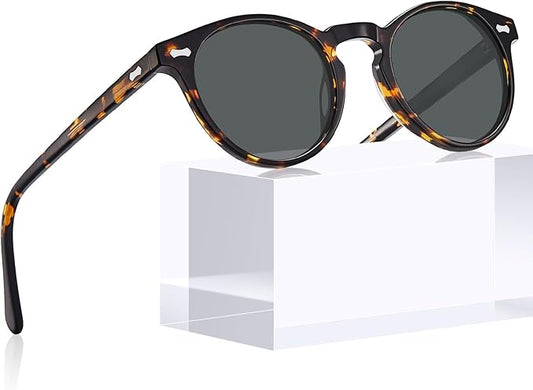 CARFIA Polarized Sunglasses for Women UV Protection Small Face Acetate Frame CA5288
