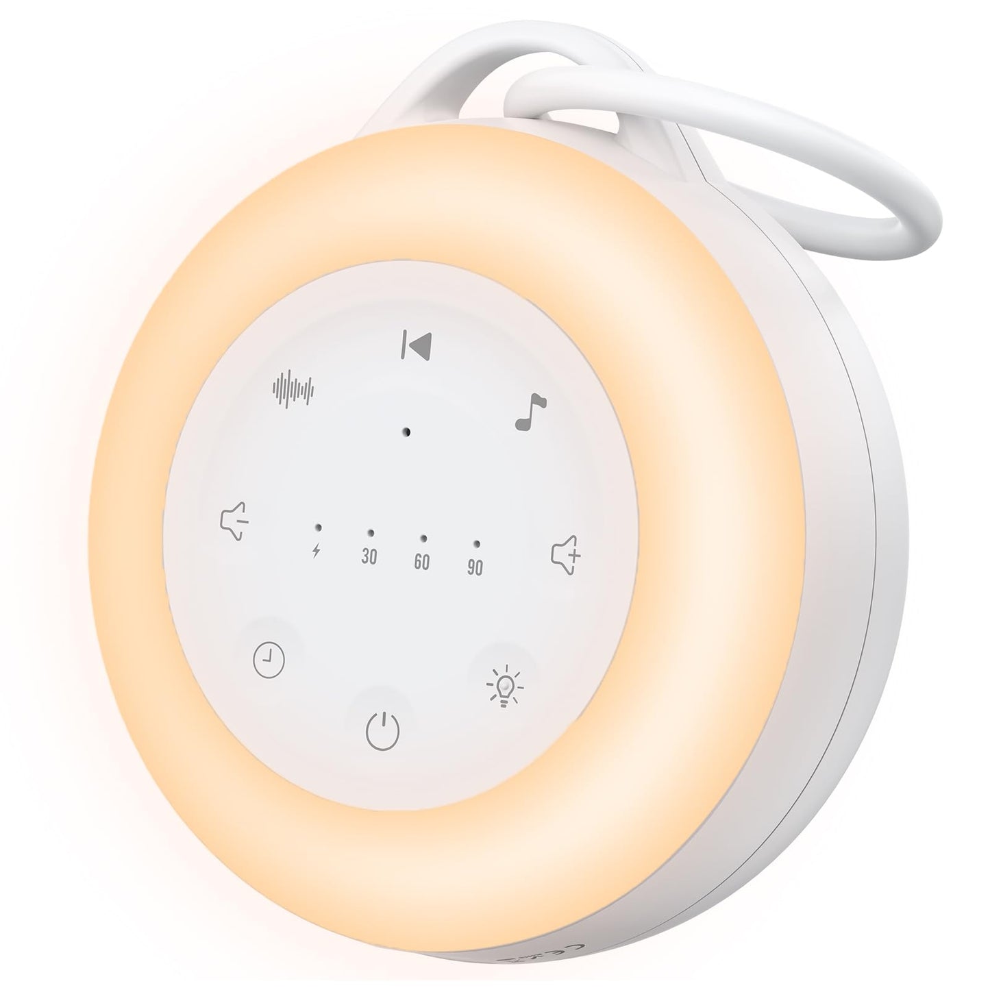 YGiTK Portable White Noise Machine for Baby & Adults, 24 Soothing Sounds Sleep Sound Machine with Night Light, Timer & Memory Function, USB Rechargeable Portable Sound Machine for Travel Home Office