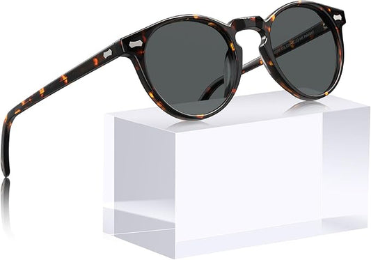 CARFIA Polarized Sunglasses for Women UV Protection Small Face Acetate Frame CA5288