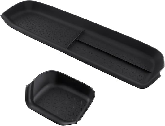CARFIB Driver Storage Box Organizer Mat Fit for Toyota RAV4 2025-2019 Passenger Side Mats Glove Box Organizer Tray Interior Insert Accessories