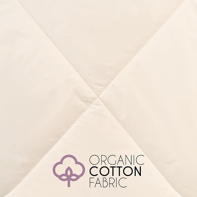 Queen All-Season Warm Fine Alpaca Duvet - Premium Cotton Cover, 4,66 lb Filling, Ideal for Year-Round Comfort, Lightweight & Temperature-Regulating, 92 x 94 inches