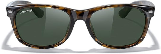 MERRY'S Polarized Unisex Shades Sunglasses for Men and Women Vintage Polarized Sun Glasses Mirror Lens