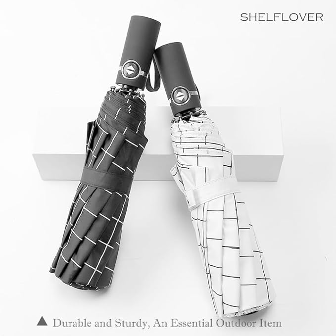Folding Umbrella, Strong Compact Umbrella 10 RIBS