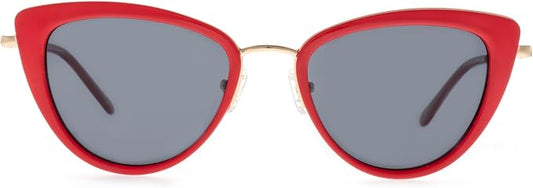 FAA'N Retro Big Frame Cat Eye Polarized Sunglasses Women with Spring Hinge