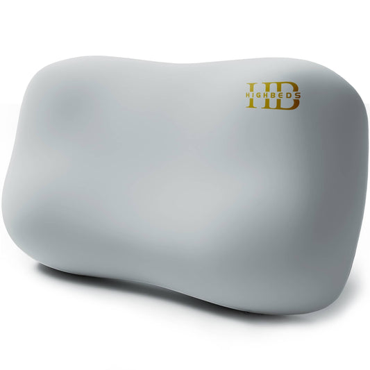 HighBeds Cervical Neck Pillow for Neck Pain Relief- Memory Foam Pillow for Side and Back Sleepers, BASF Support with Ergonomic Pillow(Grey)