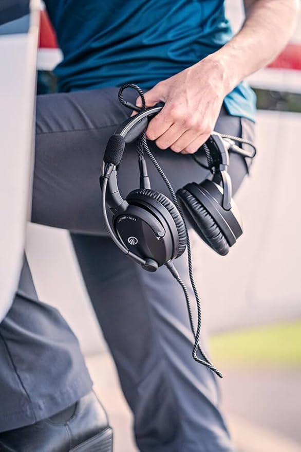 LIGHTSPEED Zulu 4 ANR Aviation Headset - with Dual Bluetooth and FrameFit™ Ear Seals (Heli U-174)