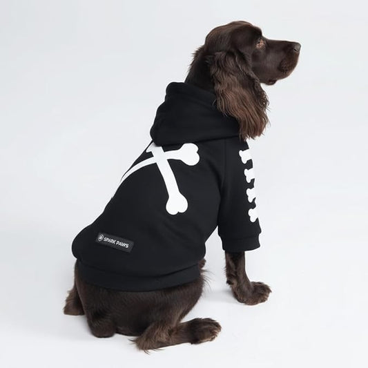 Spark Paws Dog Hoodie – Premium Dog Sweater for Small, Medium, and Large Dogs | Warm Outfits for French Bulldogs, Pitbull, Puppy, Winter Jacket Alternative - Woof - 2XL