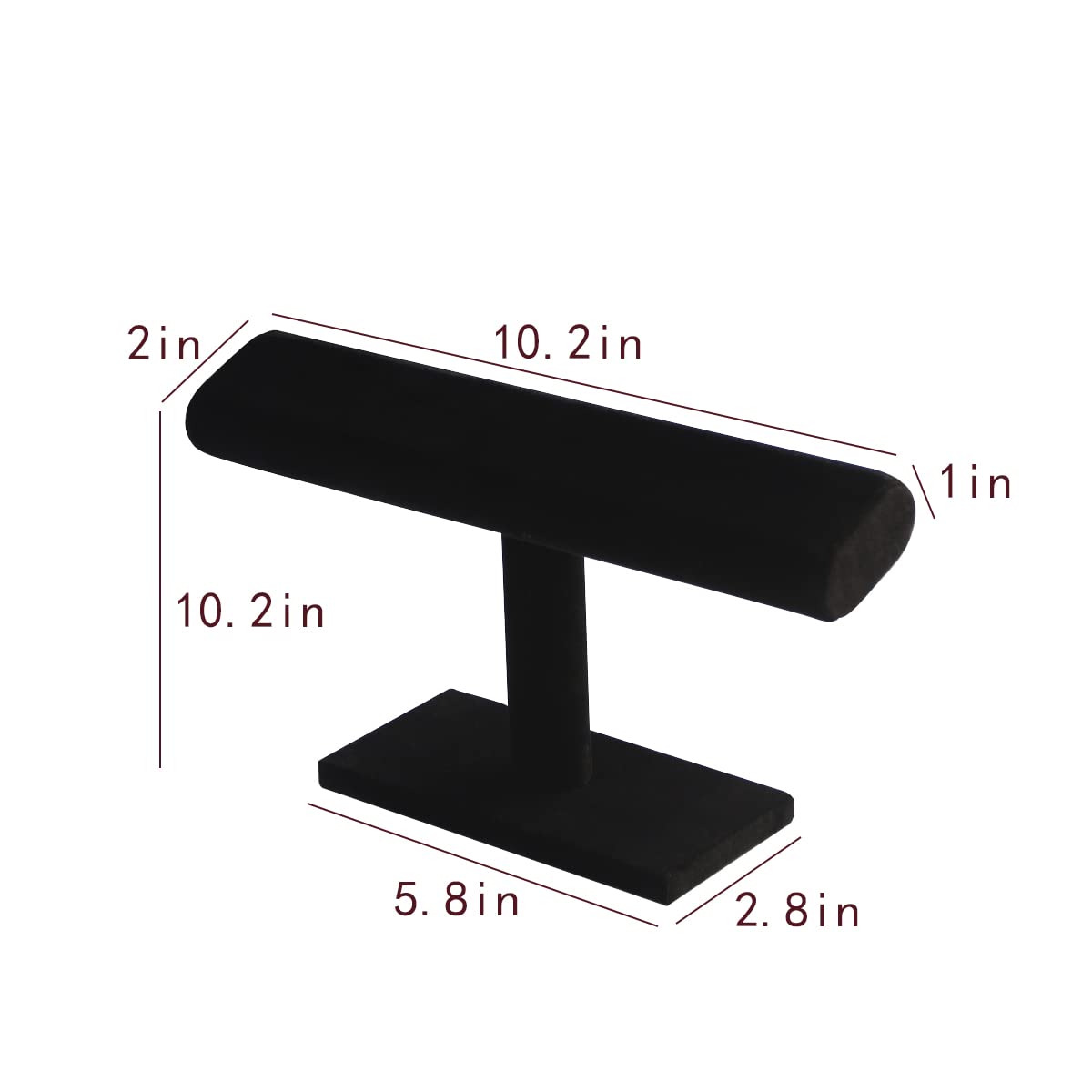 Byken Watch Bracelet Holder,Jewelry Display Stand for Selling (Black)