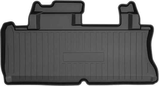 Sienna Cargo Mat - 3D Custom Fit All-Weather Cargo Liner Compatible with Toyota Sienna 2021-2025 Models with Spare Tire in Trunk，Waterproof Non-Slip Durable Odorless TPO High-Edge Trunk Tray Floor Mat