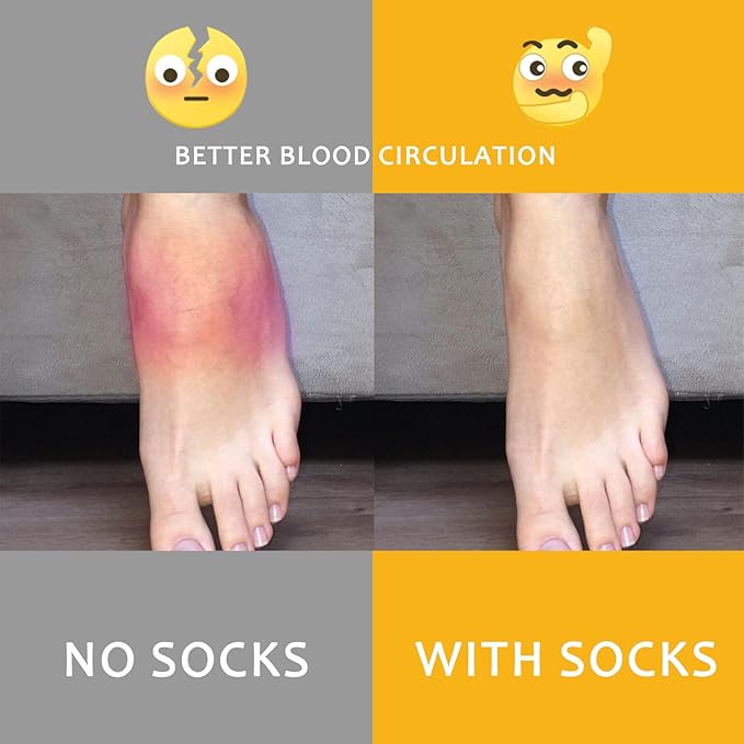fenglaoda Compression Socks for Women Men 3 Pairs Graduated Compression Support Circulation Socks for Nurses