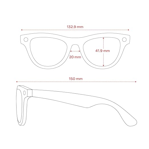 Ray-Ban Meta (Gen 1), Skyler, Shiny Black | Smart AI Glasses for Men, Women — 12 MP Camera, Open-Ear Speakers for Audio, Video Recording and Bluetooth — Polarized Green Lenses — Wearable Technology