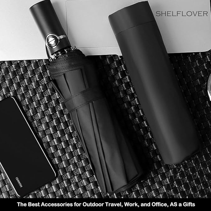 Folding Umbrella, Strong Compact Umbrella 10 RIBS