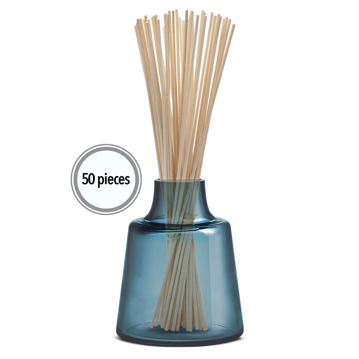Reed Diffuser Replacement Bamboo Sticks 50pcs - 25cm - 3-5mm for Room Fragrance Oil Diffuser - Room Aromas