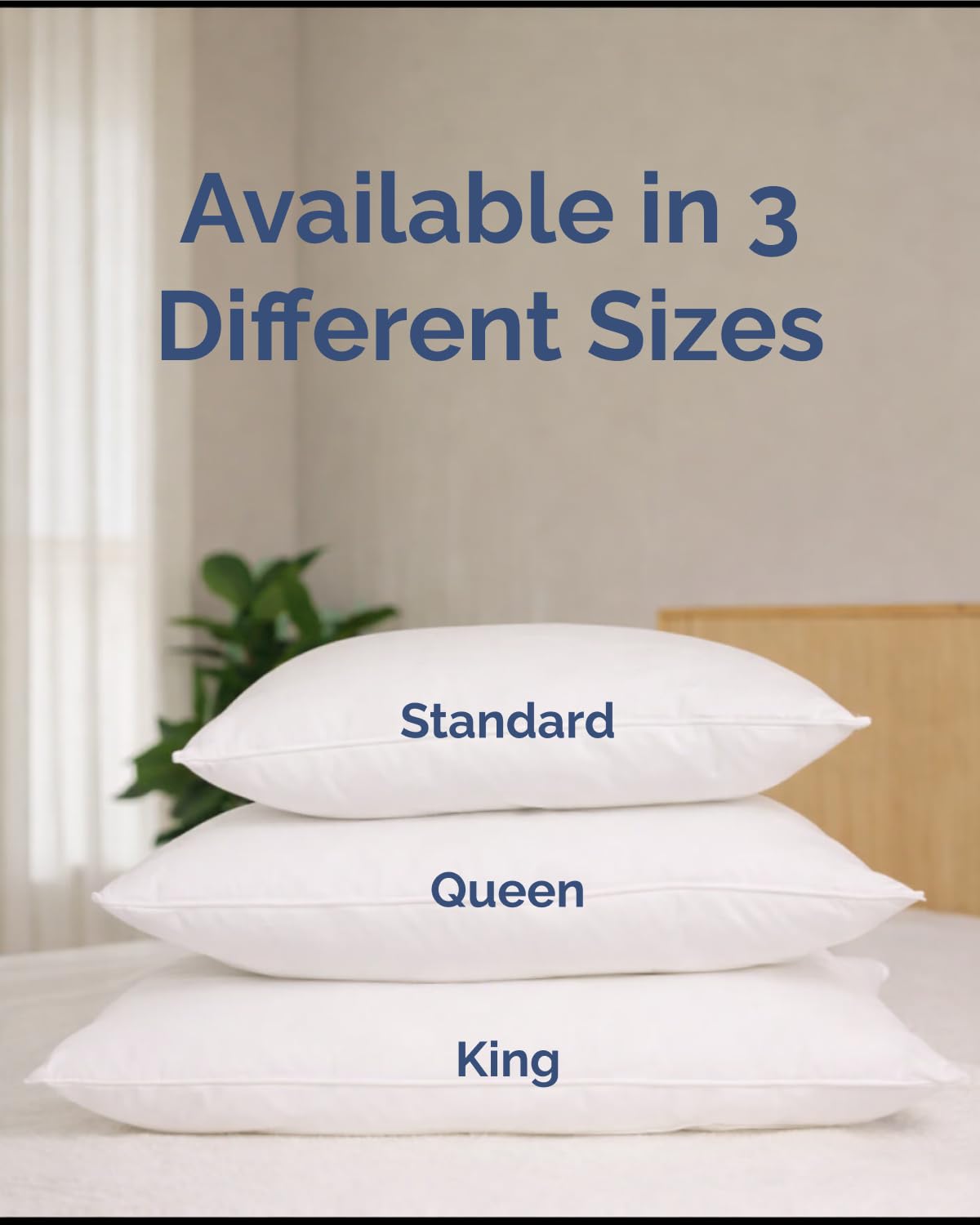 CGK Linens Ultra Thin Flat Pillows for Sleeping - Queen Size Pillows Set of 2 - Soft, Cozy Down Alternative Bed Pillows for Back & Stomach Sleepers - Low Density, Low Loft Support - 20" x 30" - White