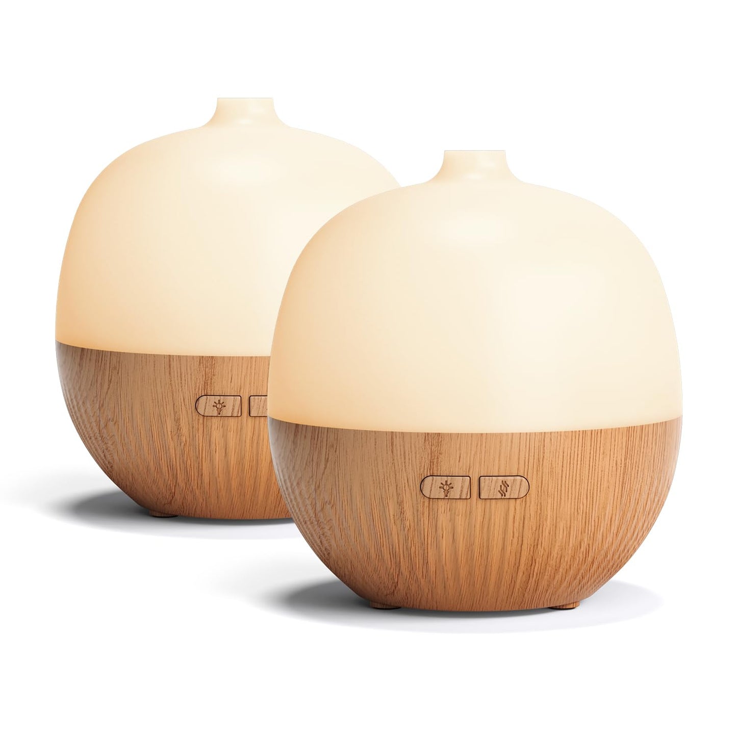 ARVIDSSON Essential Oil Diffuser 2 Pack, 100ml Aromatherapy Diffuser with Mood Light, Ultrasonic Oil Diffusers for Home, Small Diffuser for Essential Oils, Gift for Women