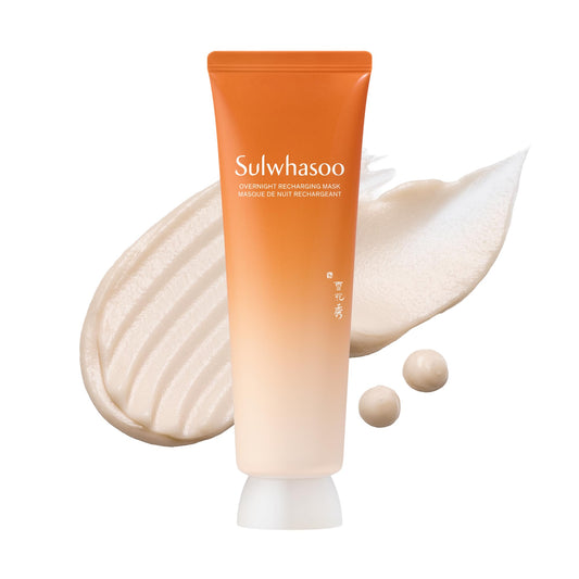Sulwhasoo Overnight Recharging Sleeping Mask | Korean Hydrating Night Mask | With Ginseng & Squalane | Deep Moisture & Skin Barrier Repair for Dry & Dull Skin, 4.05 fl. oz.