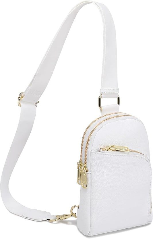 INICAT RFID Blocking Sling Bag Anti Theft Crossbody Bags Women Valentine's Day Gifts Travel Purses Vegan Leather