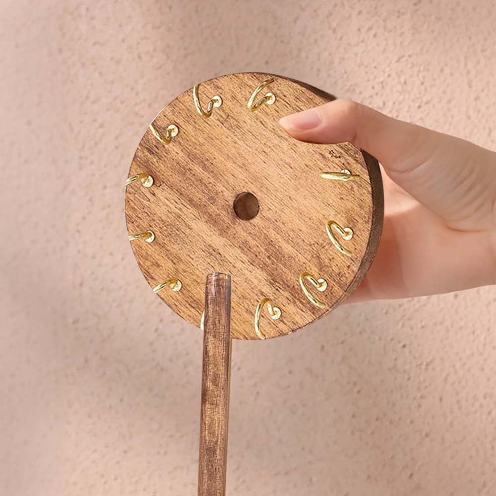 PaWuKi Jewelry Holder Stand, 10" Tall Necklace Organizer Rack, Wood Display Storage for Necklaces, Bracelets, Rings, Earrings, Aesthetic Room Décor for Girls and Women