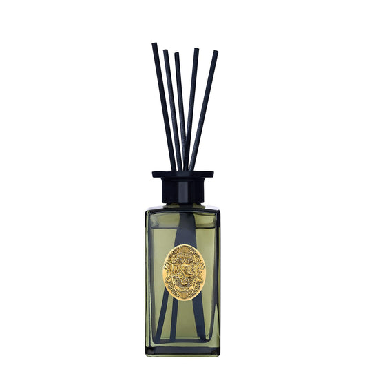 M&SENSE 6.3 oz Large Reed Diffuser Set | Lime+Basil Scent Oil Diffuser with Sticks | Hotel Collection Non-Toxic Home Fragrance |for Bedroom Bathroom Living Room